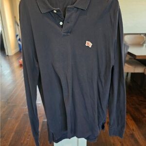 Burberry Brit Navy Cotton Long Sleeve Top